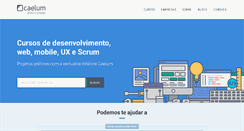 Desktop Screenshot of caelum.com.br